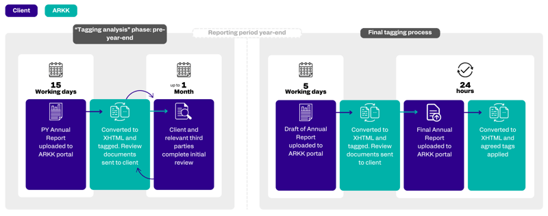 ESEF workflow diagram